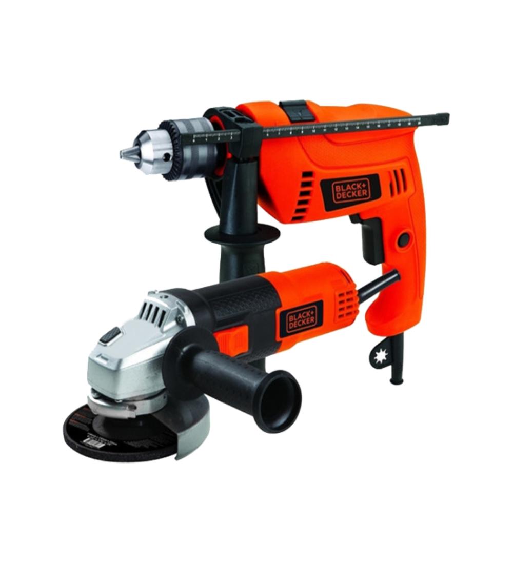 KIT TALADRO+AMOLADORA BLACK+DECKER